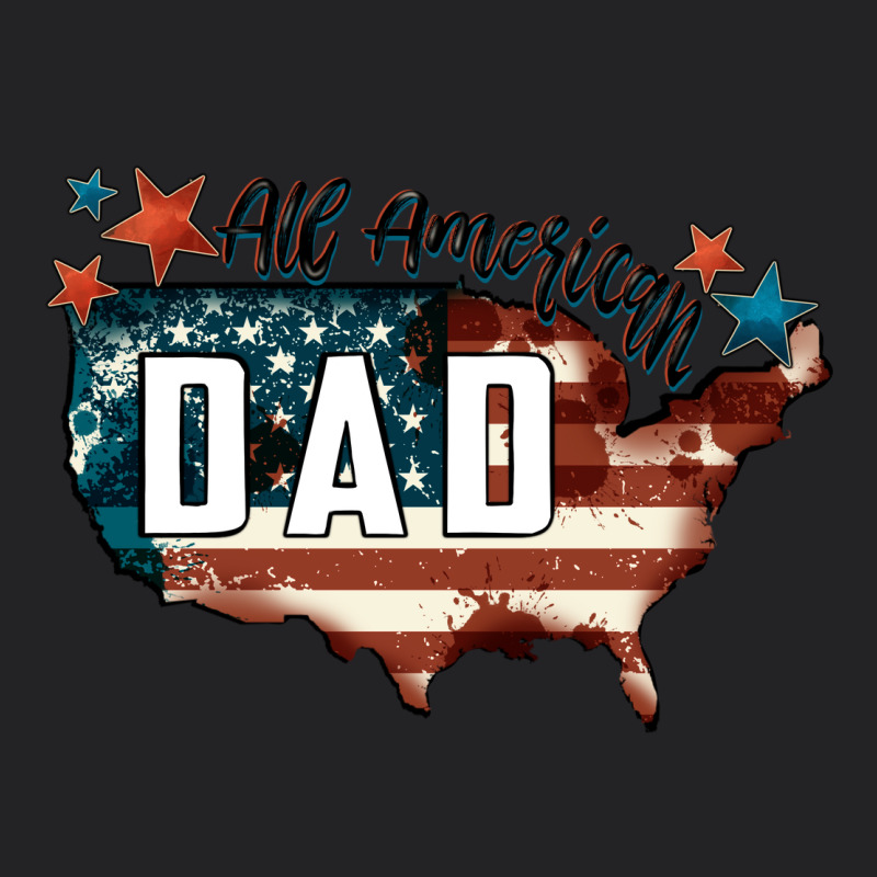 All American Dad Vintage Tee by FaDigitalArtStudio | Teevron