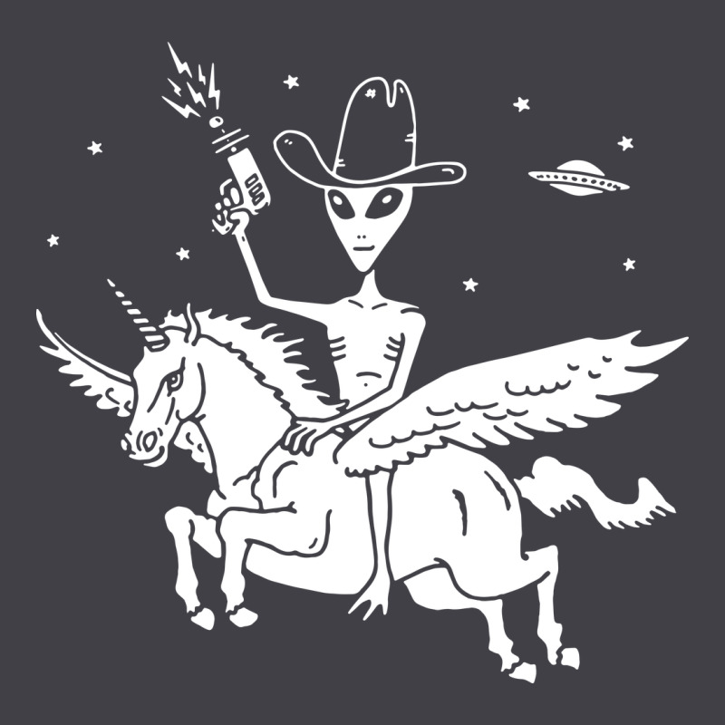 Alien Riding Unicorn  Cool Ufo Cowboy Heavyweight Hoodie by artisFamous | Teevron