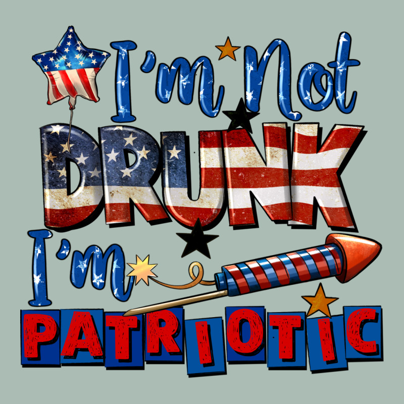 I'm Not Drunk I'm Patriotic 4th Of July Classic Tee by CowGirlArtShop | Teevron