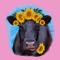 Black Angus With Sunflower Urban Hoodie | Teevron