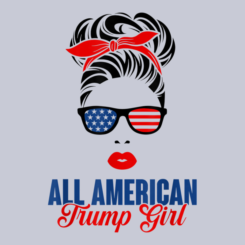 All American Trump Girl Heavyweight Hoodie by artisFamous | Teevron