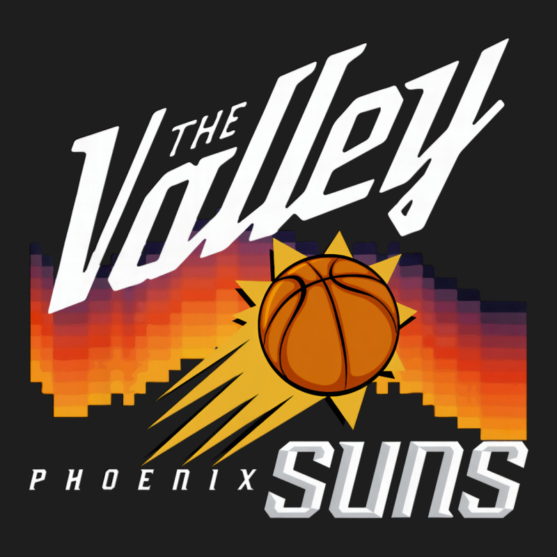 The Valley Oop Phoenix Basketball Retro Sunset Basketball T Shirt Heavyweight Hoodie by artisFamous | Teevron