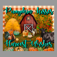 Pumpkin Kisses Harvest Wishes Tumbler Vintage Hoodie | Teevron