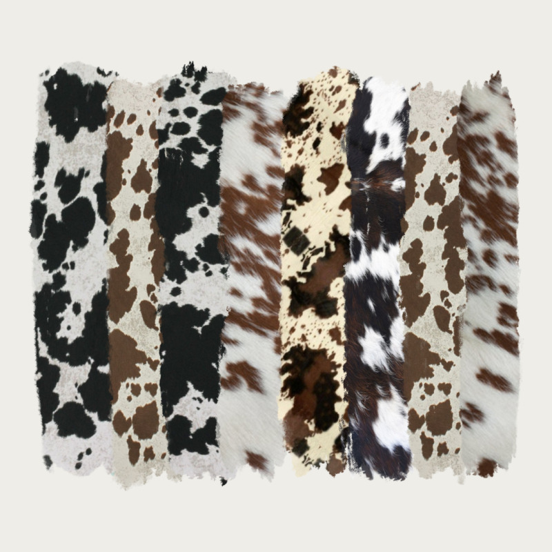 Cowhide Brushstroke Zipper Hoodie by AdoDesignShop | Teevron