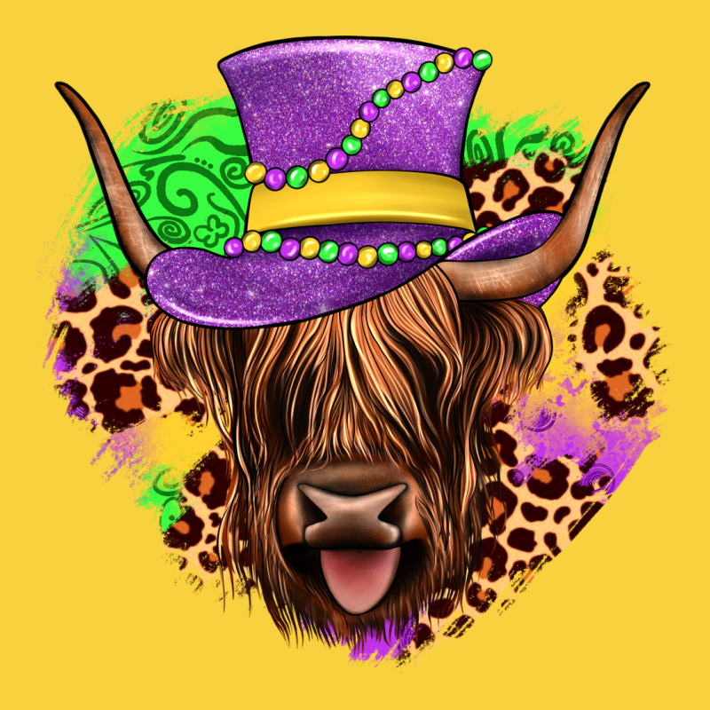 Highland Cow Mardi Gras Premium Sweatshirt by JahusDesignShop | Teevron