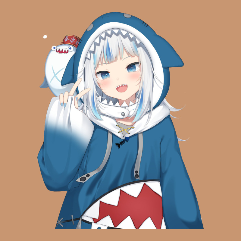 Smile Beautiful Gawr Gura Heavyweight Hoodie by artisFamous | Teevron
