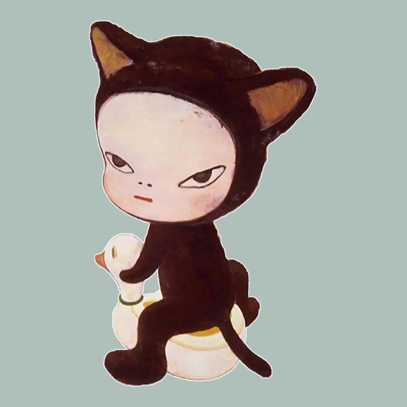Yoshitomo Nara Cute Cat Heavyweight Hoodie by artisFamous | Teevron