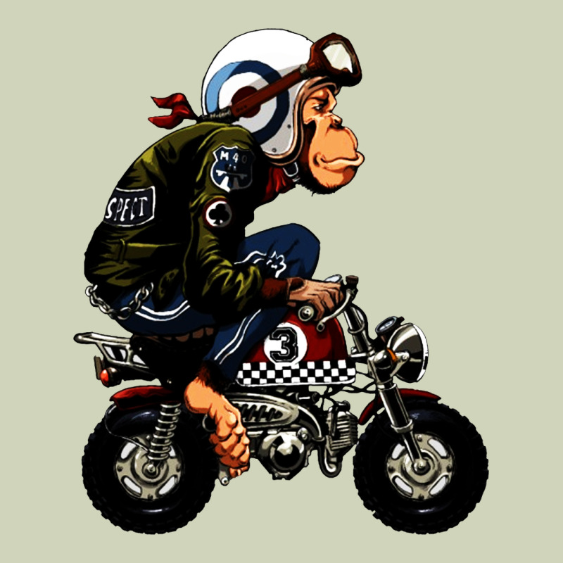 Monkey Bike Cartoon Heavyweight Hoodie by artisFamous | Teevron