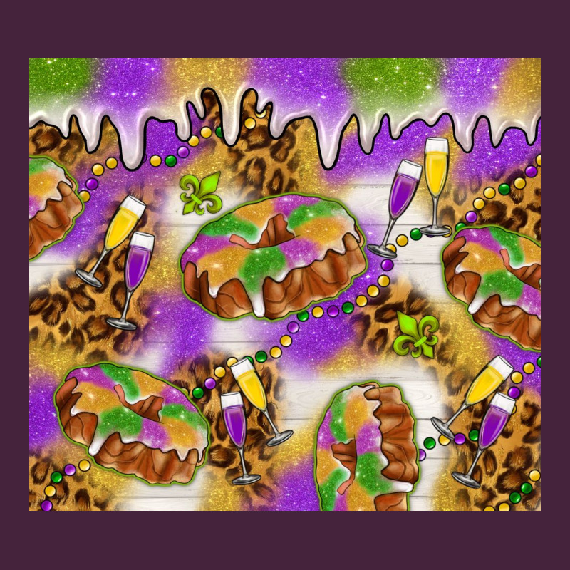 Mardi Gras With King Cake Tumbler Premium Tee by HowdyJamesFarm | Teevron