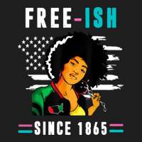 Juneteenth Free Ish Since 1865 Black Heavyweight Hoodie | Teevron