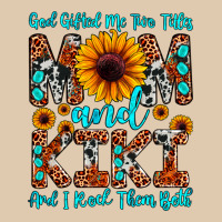 God Gifted Me Two Titles Mom And Kiki And I Rock T Heavyweight Sweatshirt | Teevron
