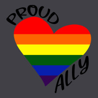 Proud Ally Lgbt Heart Gay Pride Month Heavyweight Hoodie | Teevron