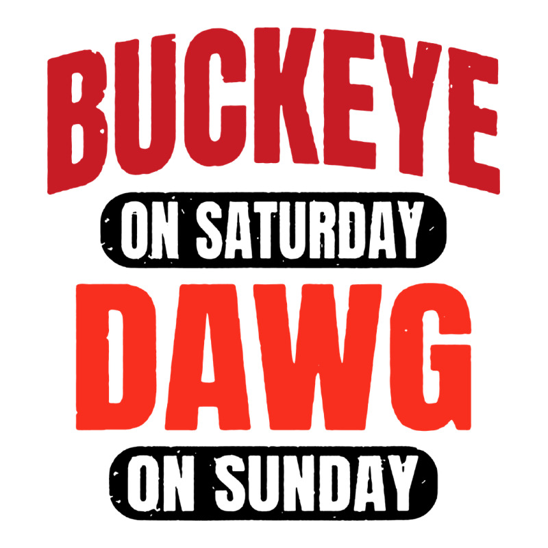 Buckeye On Saturday Heavyweight Hoodie by artisFamous | Teevron