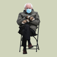Bernie Sitting In The Cold With Mittens Meme Heavyweight Hoodie | Teevron