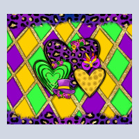 Mardi Gras Hearts Premium Sweatshirt | Teevron