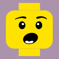 Surprised Expression Lego Head Heavyweight Hoodie | Teevron