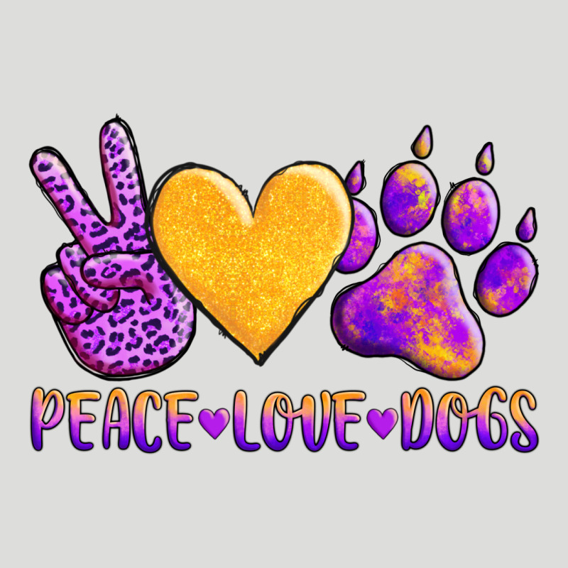 Peace Love Dogs Zipper Hoodie by AdoDesignShop | Teevron