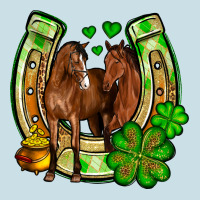 St. Patrick's Day Horse Horseshoe Ladies Tee | Teevron