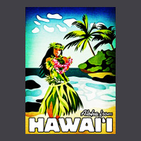 Hawaii Hula Girl Heavyweight Hoodie | Teevron