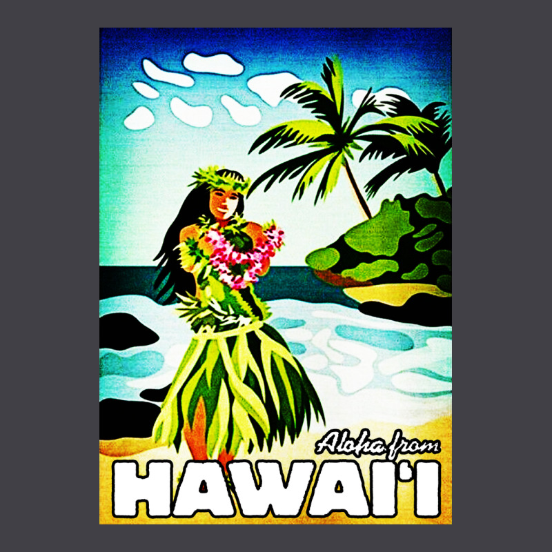 Hawaii Hula Girl Heavyweight Hoodie by artisFamous | Teevron