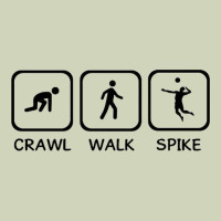 Crawl Walk Spike Volleyball Heavyweight Hoodie | Teevron