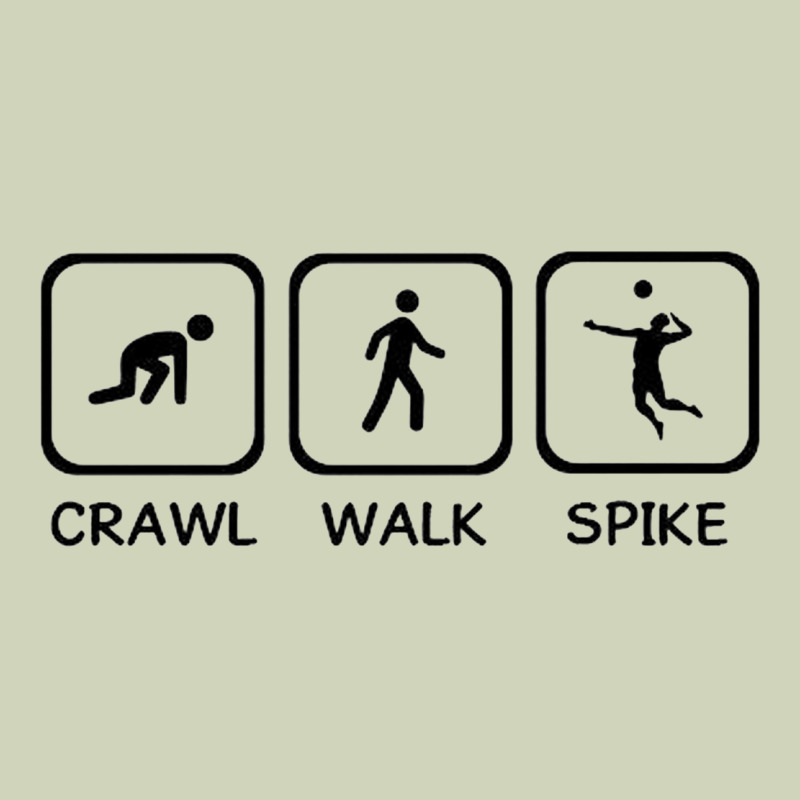Crawl Walk Spike Volleyball Heavyweight Hoodie by artisFamous | Teevron