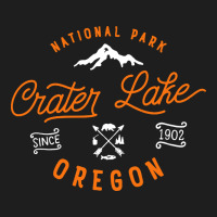 Crater Lake Oregon National Park Vintage Retro Heavyweight Hoodie | Teevron