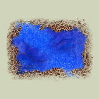 Gemstone Blue Leopard Background Heavyweight Hoodie | Teevron