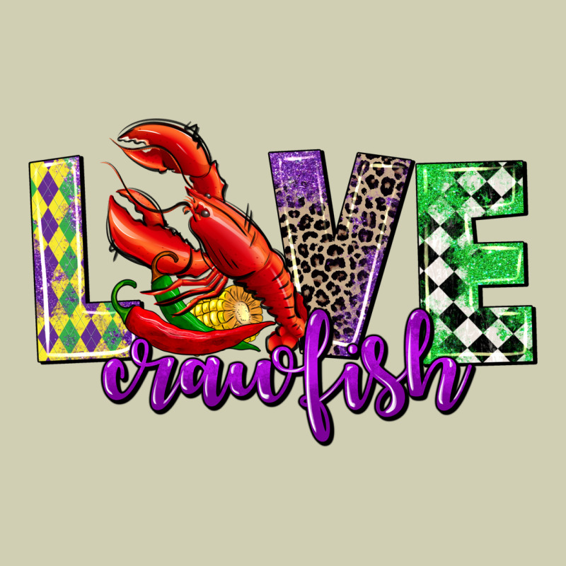 Love Crawfish Mardi Gras Heavy Core Tee by CowGirlArtShop | Teevron