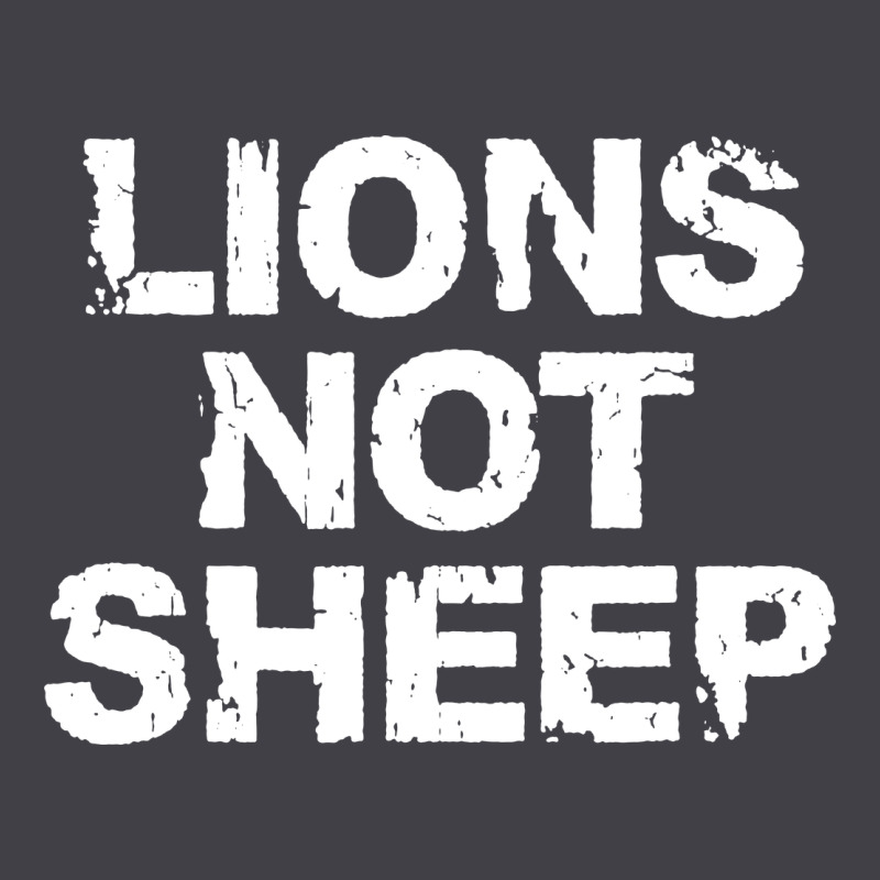 Lions Not Sheep Heavyweight Hoodie by artisFamous | Teevron