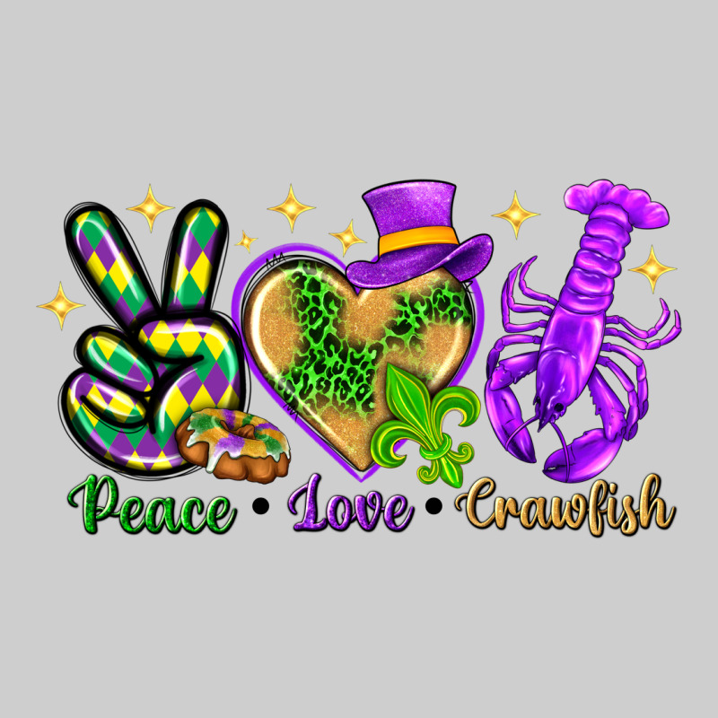 Peace Love Crawfish Premium Tee by HowdyJamesFarm | Teevron