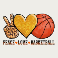 Peace Love Basketball Zipper Hoodie | Teevron