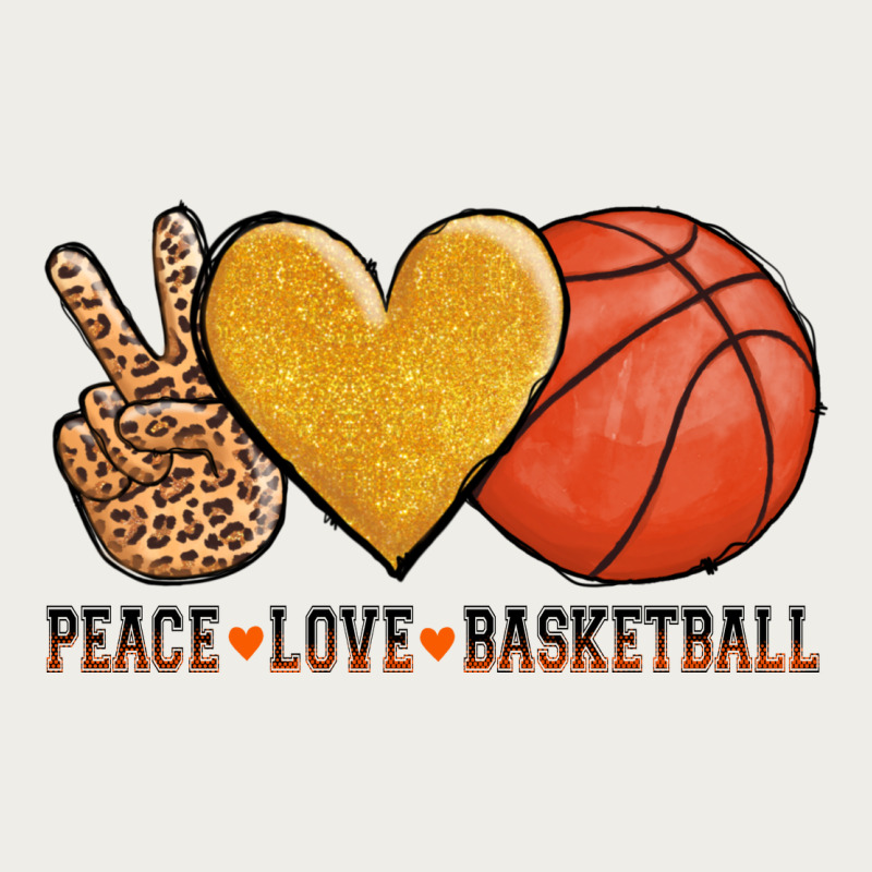 Peace Love Basketball Zipper Hoodie by AdoDesignShop | Teevron