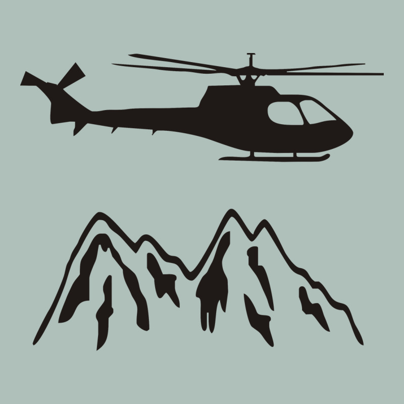 Mountain Rescue Helicopter Funny Heavyweight Hoodie by artisFamous | Teevron