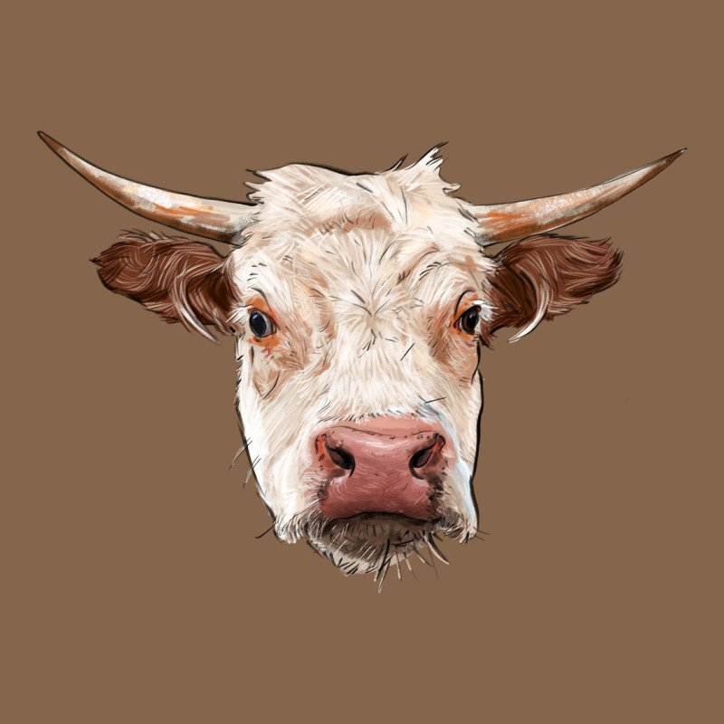 Hereford Cow Head Premium Tee by RanaPortraitStore | Teevron