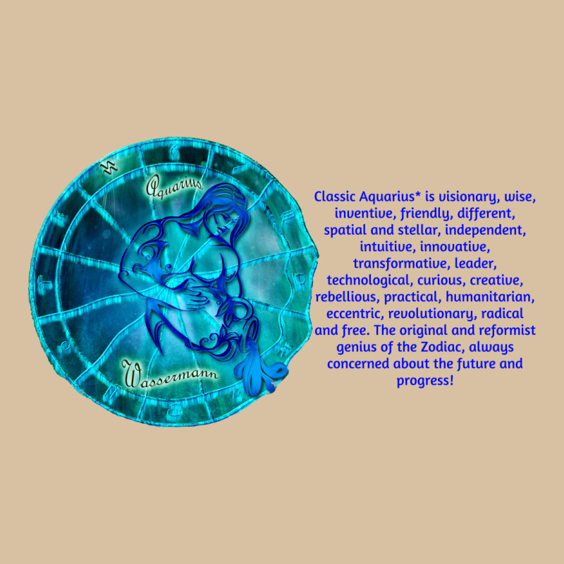 Aquarius Sign Zodiac Astrology Horoscope T-shirt Heavyweight Hoodie by artisFamous | Teevron