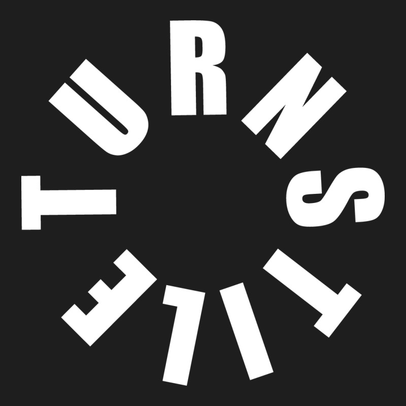 Turnstile White On Black. Heavyweight Hoodie by artisFamous | Teevron