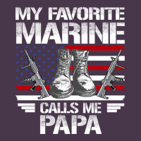 Marine Papa, Gifts My Favorite Marine Calls Me Pa Pa Military Mother Heavyweight Hoodie | Teevron