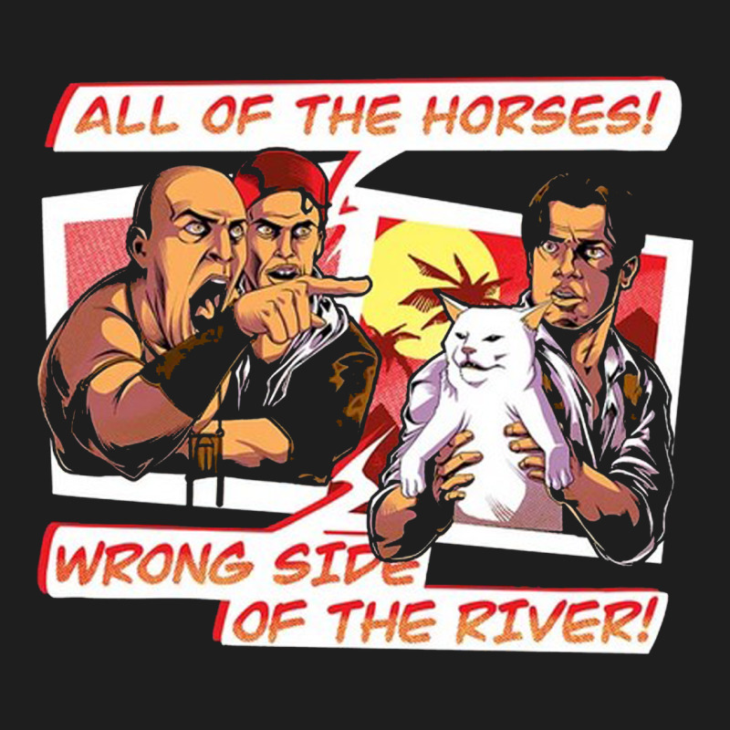 Wrong Side Of The River Heavyweight Hoodie by artisFamous | Teevron