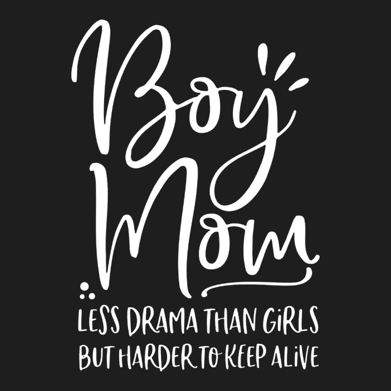 Boy Mom Less Drama Than Girls But Harder To Heavyweight Hoodie by artisFamous | Teevron