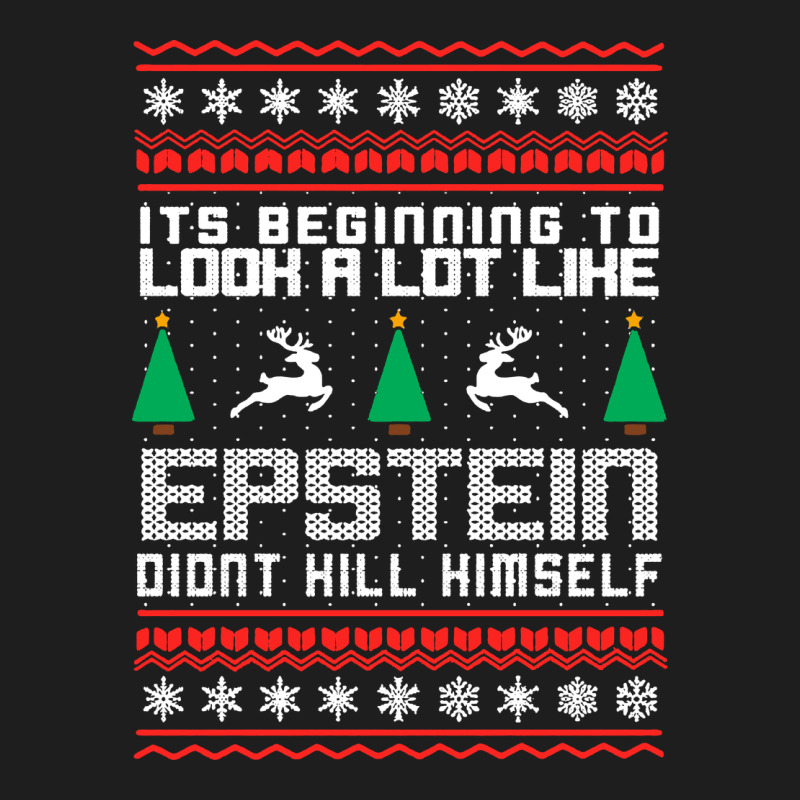 Epstein Didnt Kill Himself Christmas Heavyweight Hoodie by artisFamous | Teevron