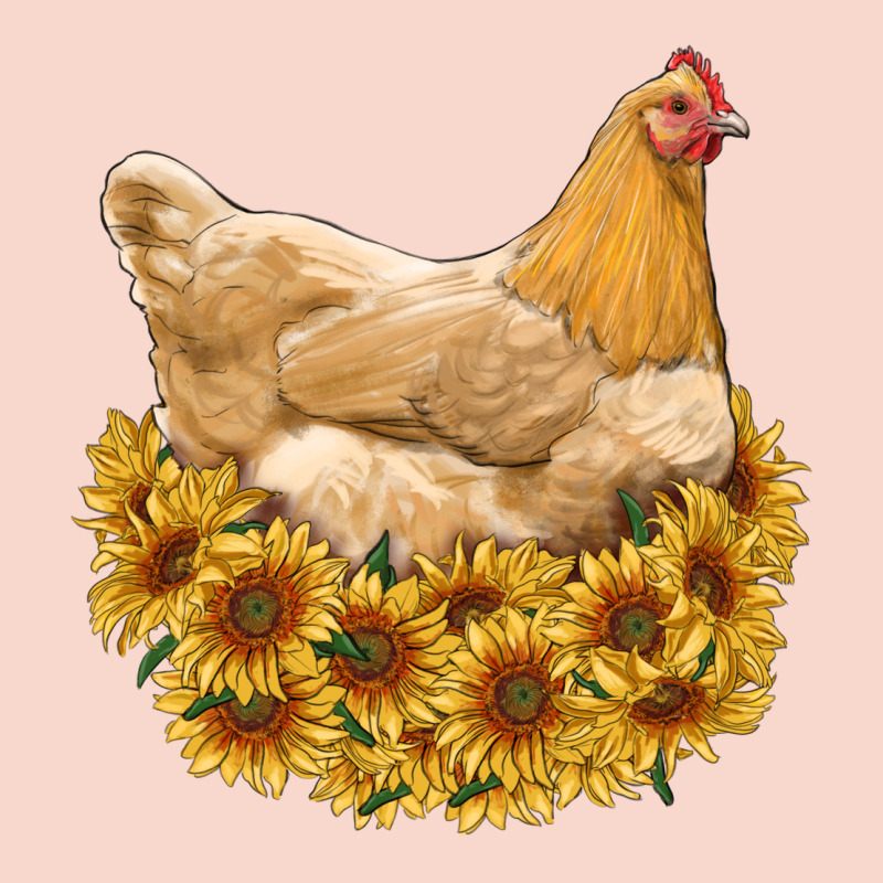 Chicken With Sunflowers Urban Hoodie by RanaPortraitStore | Teevron