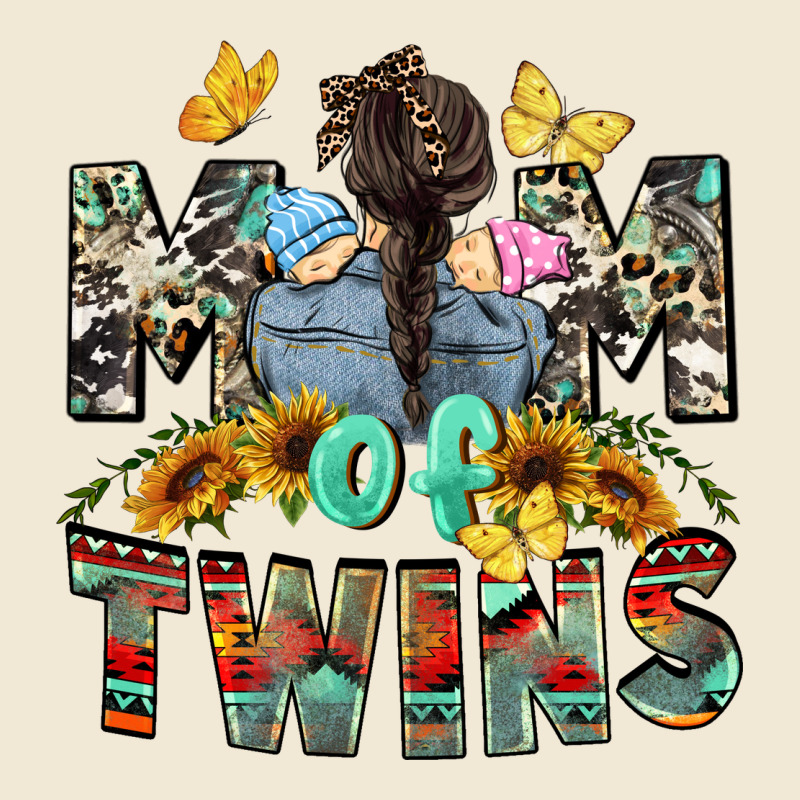 Mom Of Twins Mother's Day Premium Tee by CowGirlArtShop | Teevron
