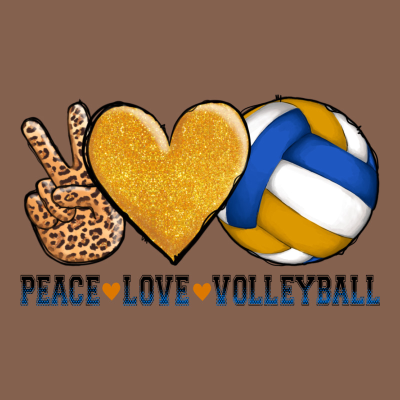 Peace Love Volleyball Zipper Hoodie by AdoDesignShop | Teevron