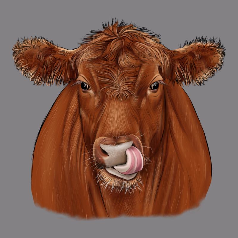 Red Angus Heavyweight Hoodie by JahusDesignShop | Teevron
