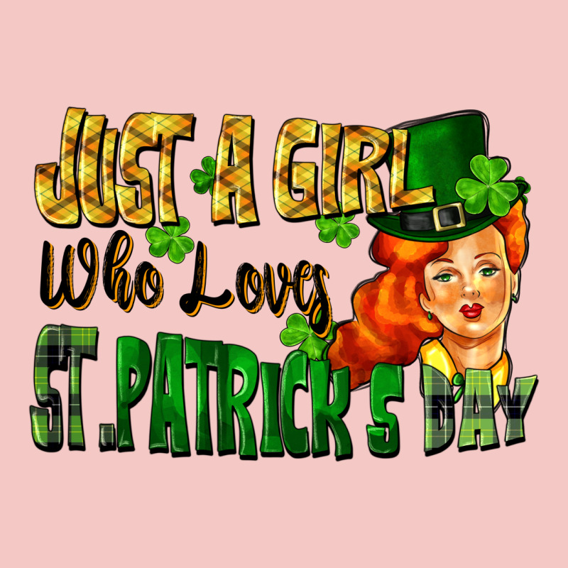 Just A Girl Who Loves St. Patrick's Day Urban Heavy Tee by FaDigitalArtStudio | Teevron