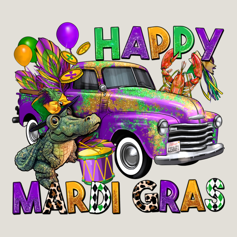 Happy Mardi Gras Truck Heavy Core Tee by CowGirlArtShop | Teevron