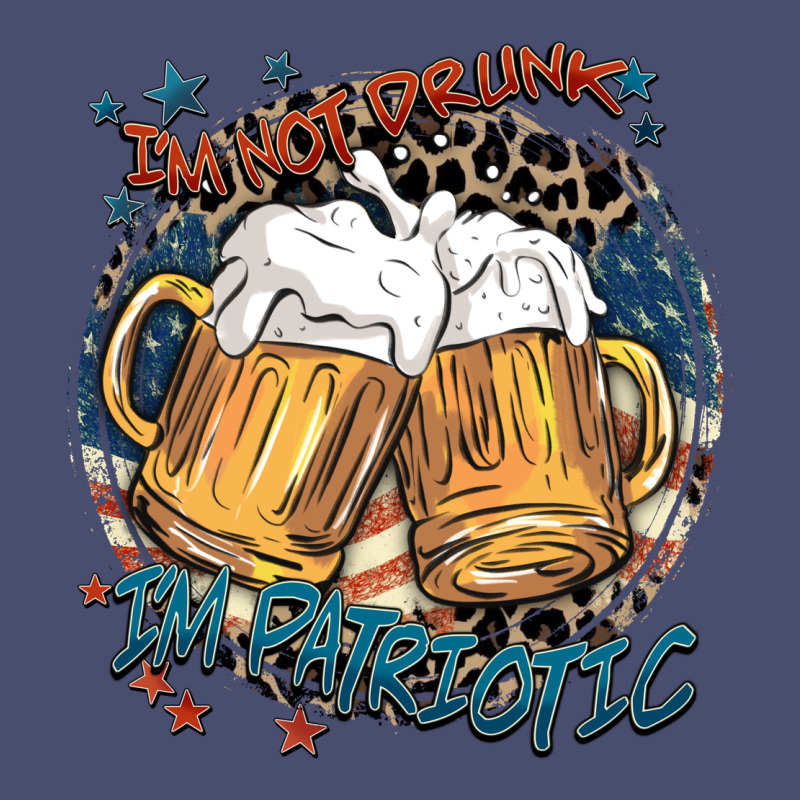 I'm Not Drunk I'm Patriotic Vintage Tee by FaDigitalArtStudio | Teevron