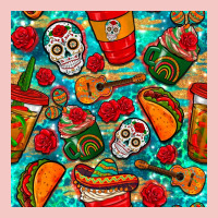 Hispanic Heritage Month Coffee Cups And Taco With Glitter And Leopard  Urban Heavy Tee | Teevron