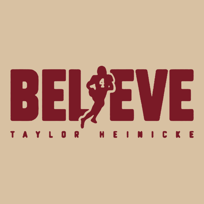 Taylor Heinicke Believe Heavyweight Hoodie by artisFamous | Teevron
